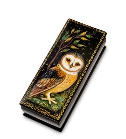 Народные промыслы ШК-95/ 9 Шкатулка «Сипуха»