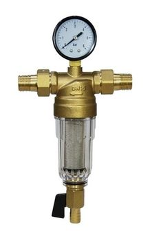 Самопромывной фильтр для холодной воды Tim 1" с манометром