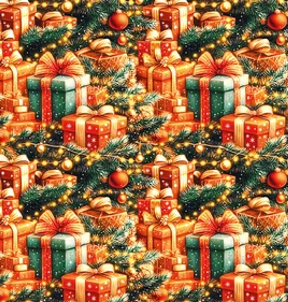 Бумага оберточная Magic Pack Подарки 100х70см 80г/м2 арт.95231