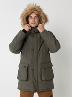 Парка зимняя Город Горький хаки зеленая