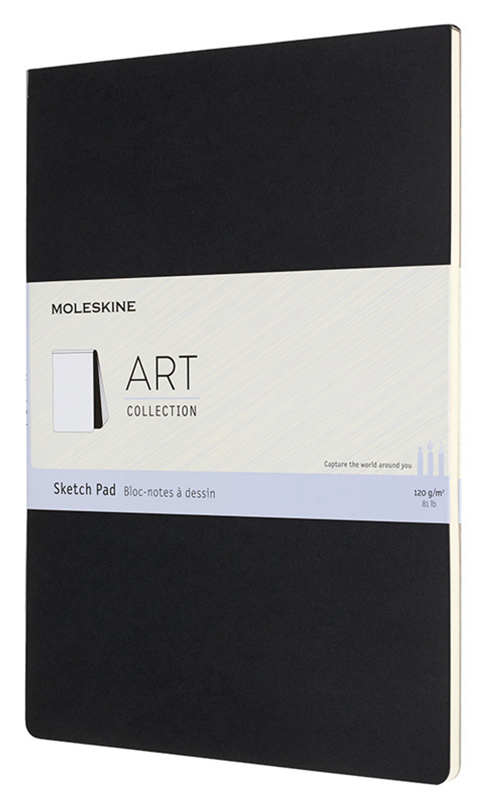 Блокнот для рисования Moleskine Art Soft Sketch Pad (ARTSKPAD8) A4 88стр. мягкая обложка черный