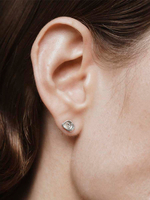 пусеты ракушка