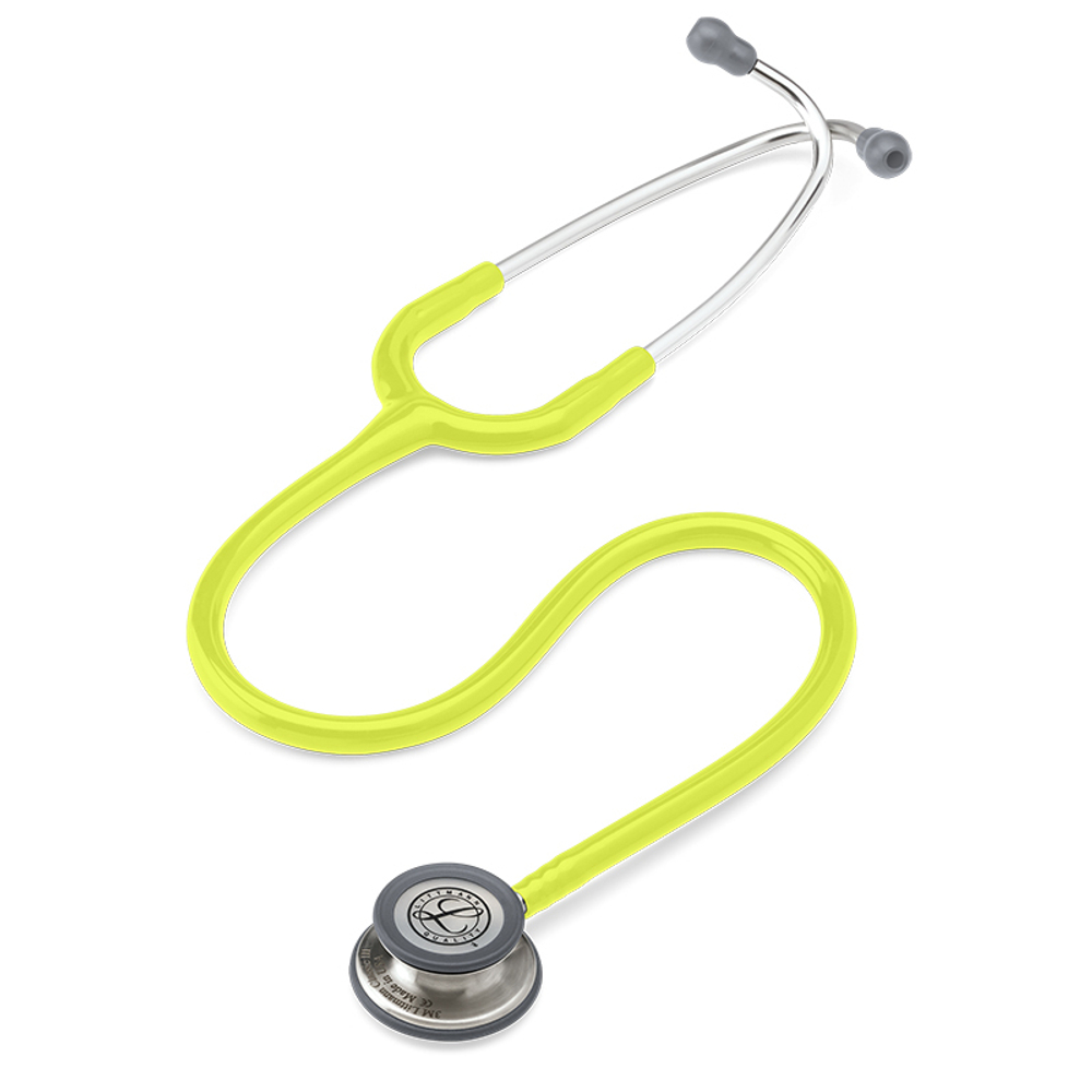 Стетоскоп Littmann Classic III, лимонно-лаймовый, стальная акустическая головка (5839)