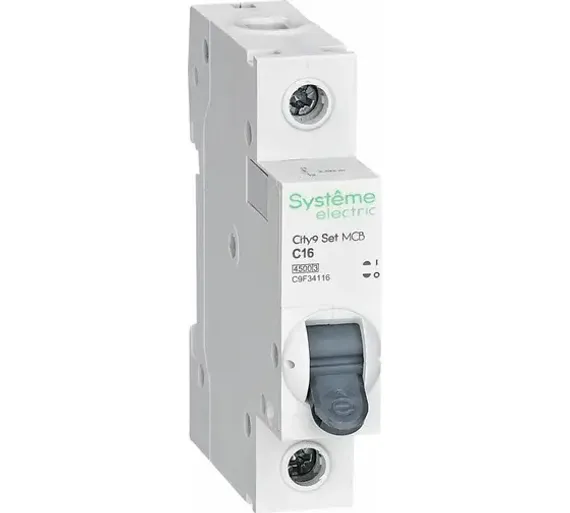Автомат Systeme Electric City9 Set 1П 16А-С 4,5кА 37778