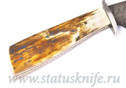 Нож Kevin Casey Feather Damascus Fixed Bladeфотография - 5