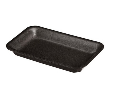 Лоток вспененный М20 225х135х20 450шт черный (D21)