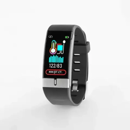 Biomer BT68 браслет здоровья с точным измерением температуры, чёрный