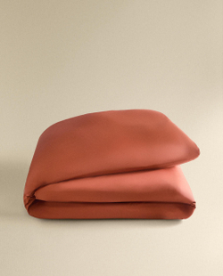 Пододеяльник Zara Home перкаль, хлопок 100%, однотонный, 0051/088