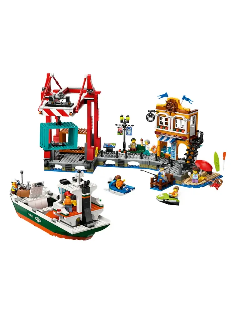 Конструктор City 60422 Прибрежная гавань с грузовым судном
