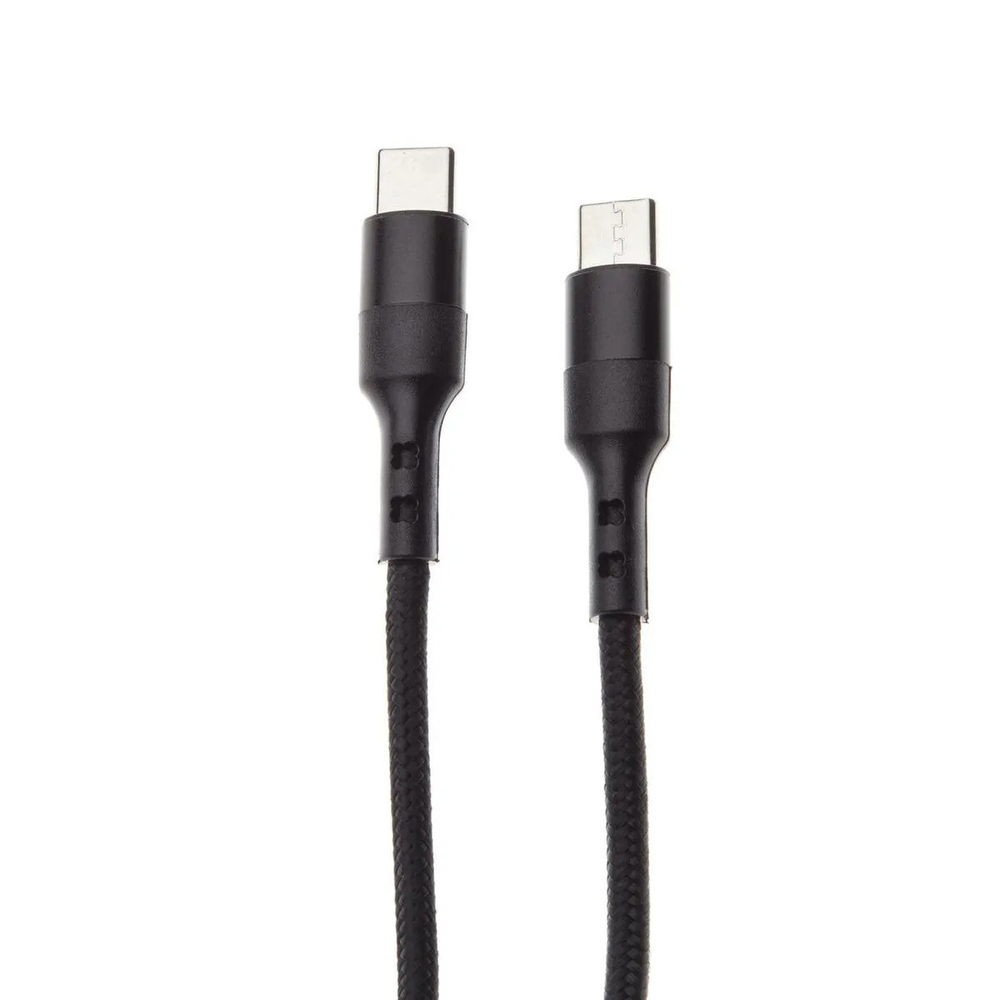 Кабель ROSCO Type-C to Type-C 2 метра оптом (арт. CABLE-2xTYPE-C-2M-BLACK)