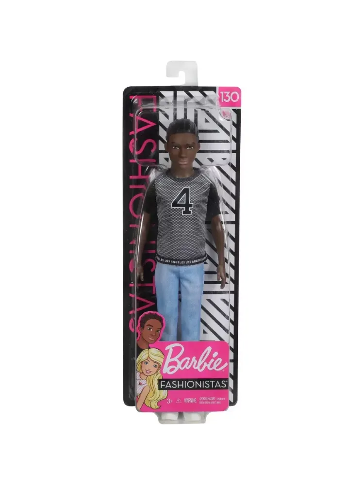 Кукла Барби Игра с модой Кен в футболке и джинсах GDV13