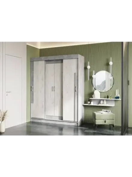 Шкаф-купе "Гамма"; ЛДСП; 160x52x210 см; универсальный