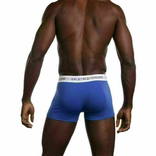 Мужские трусы боксеры синие Sergio Dallini SD2941-2