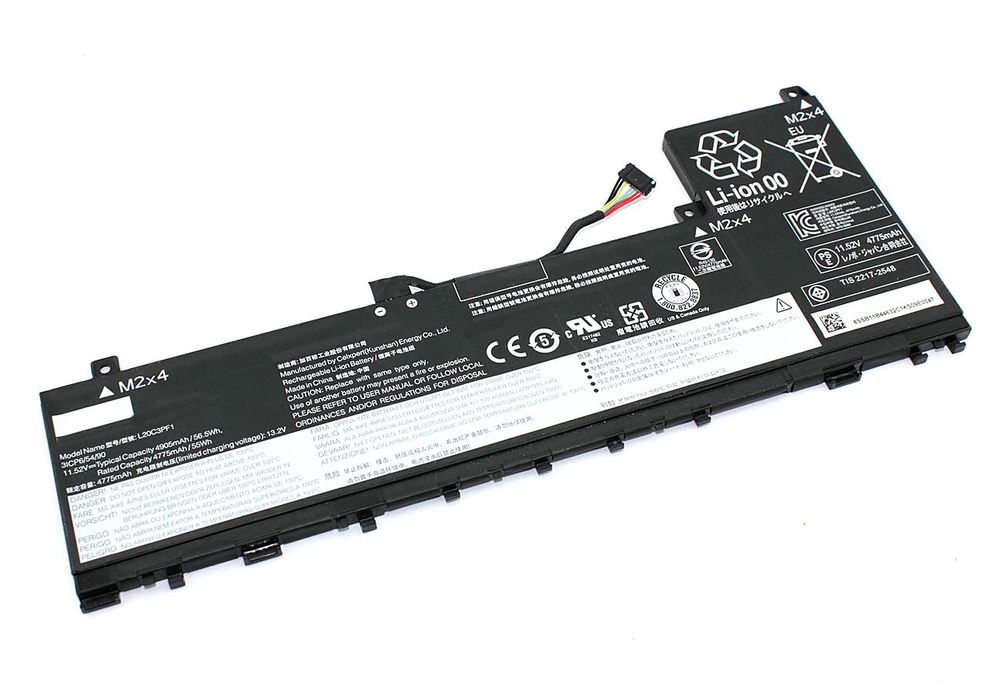 Аккумуляторная батарея для ноутбука Lenovo IdeaPad 5 Pro (L20M3PF1) 11.52V 56.5Wh