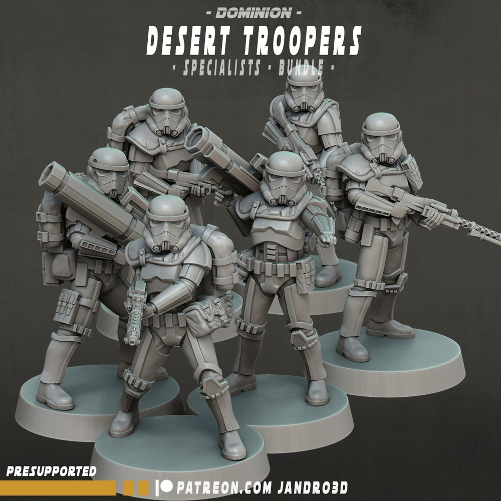 Star War Desert Troopers Specialists
