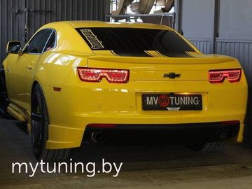 Накладки на задний бампер для Chevrolet Camaro SS,RS