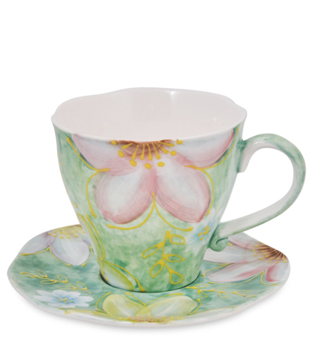 MUG-453/1 Чайная пара «Цветочная поляна»