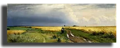 Репродукция "Шишкин - Дорога во ржи"
