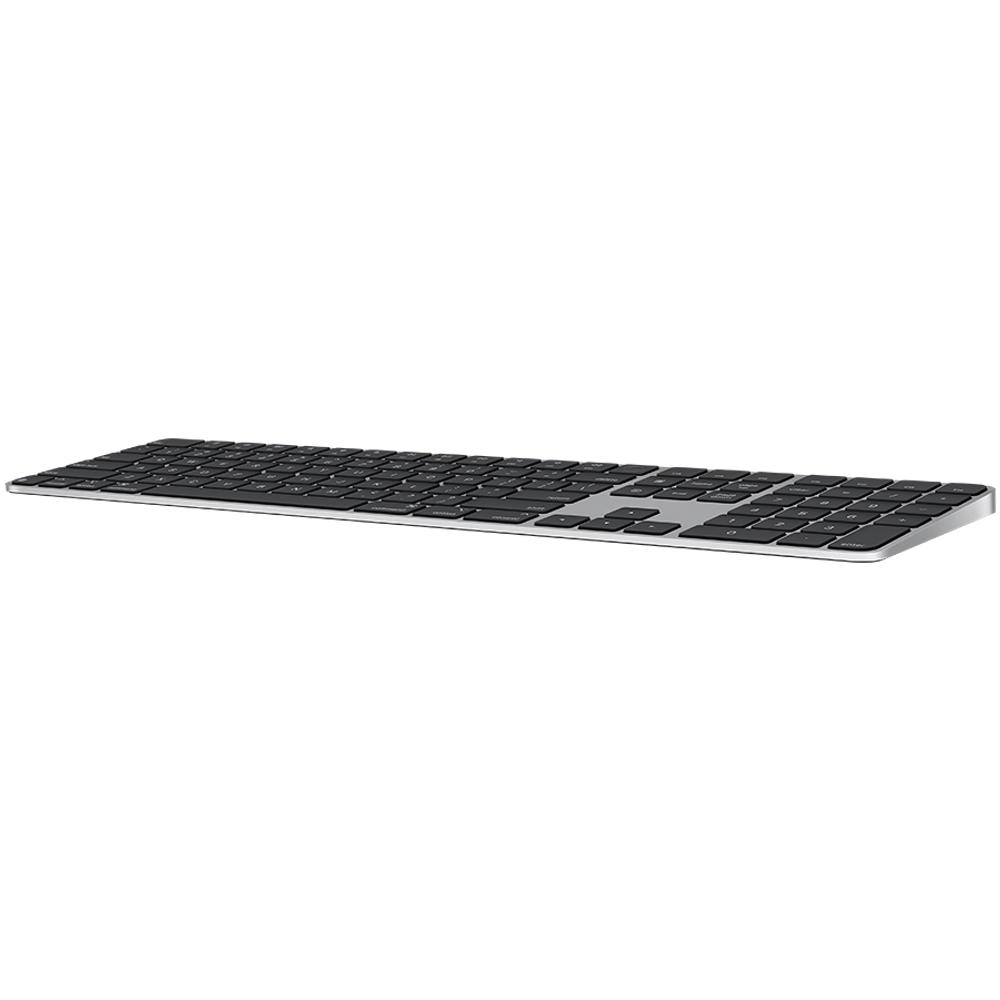 Magic Keyboard with Touch ID and Numeric Keypad for Mac models with Apple silicon - Russian - Black Keys,Model A3119