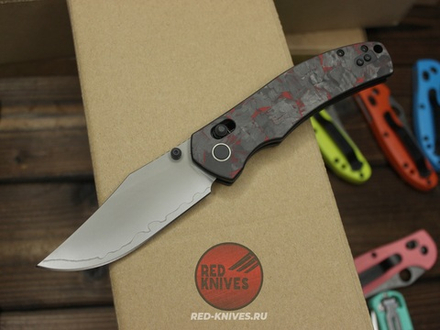 GT KNIVES Т042 - на клинке ламинат VG10/420HC, рукоять мраморный карбон