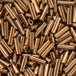 Японский бисер TOHO Bugle (стеклярус) 6mm (№221), металлизированный, непрозрачный глянцевый