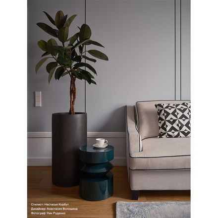 Столик кофейный Bergenson Bjorn Ingvild, 35,5 см, темно-бирюзовый