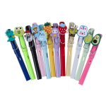 Набор вечных карандашей 12 штук с ПВХ игрушками