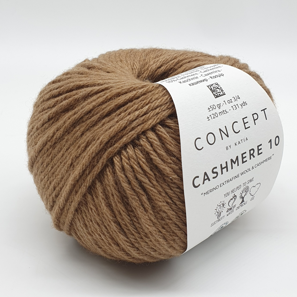 Katia Cashmere 10 (80/коричневый)