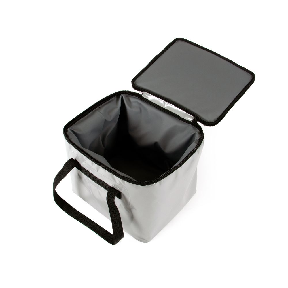 Сумка изотермическая ПВХ СЛЕДОПЫТ Thermal Bag, 35х25х28 см, 25 л, цв. серый/2/