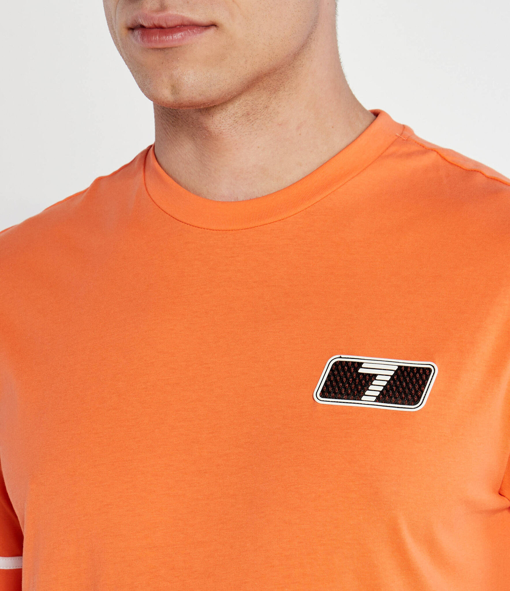 Футболка EA7 - оранжевый(3DPT13 PJ3BZ)
