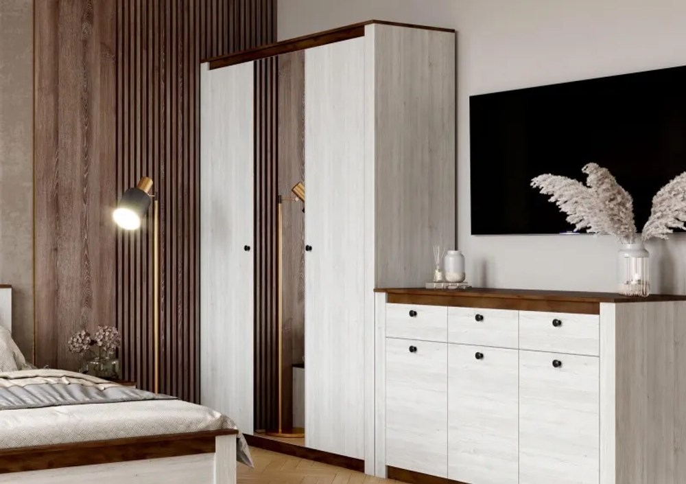 Шкаф 3 дв спальня "Даллас"