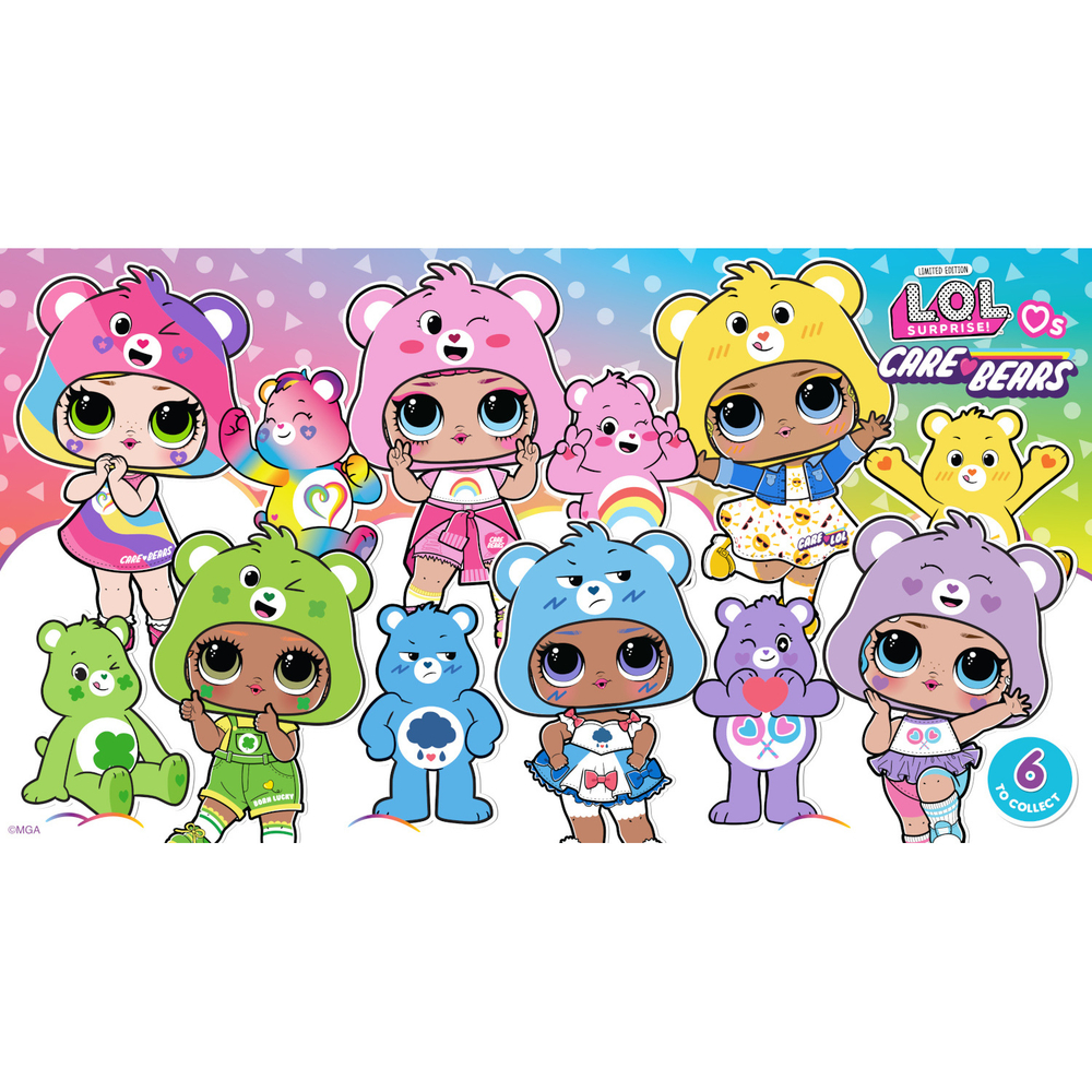 L.O.L. SURPRISE! Loves Care Bears Набор Модных Кукол 542704-EUC