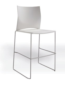 Web стул на полозьях кухонный/барный