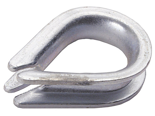 Коуш для стальных канатов 14 цинк