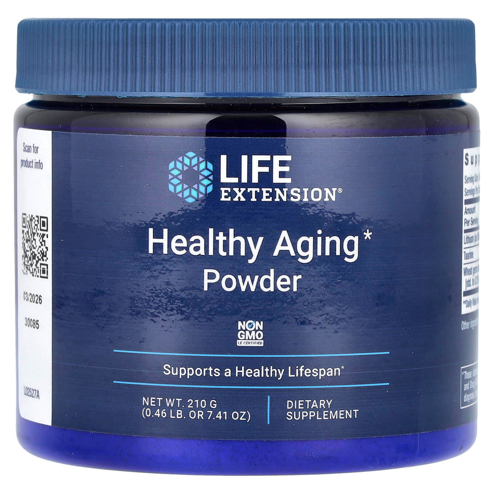 Life Extension, Порошок для здорового старения, 210 г (7,41 унции)