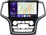 Магнитола для Jeep Grand Cherokee WK2 2013-2021 (взамен 8.4" экрана) - Carmedia EW-1076-2 QLed+2K 10.36" монитор на Android 12, ТОП процессор, CarPlay, 4G SIM-слот
