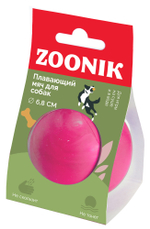 ZOONIK Игрушка для собак "Мяч плавающий средний", пластикат, 6,8 см
