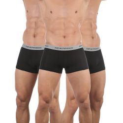 Набор мужских трусов боксеров 3в1 черные Emporio Armani 111357_CC717 00120