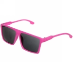 Очки солнцезащитные детские «Мода», однотонные, глянцевые, форма прямоугольная, микс 6 цветов