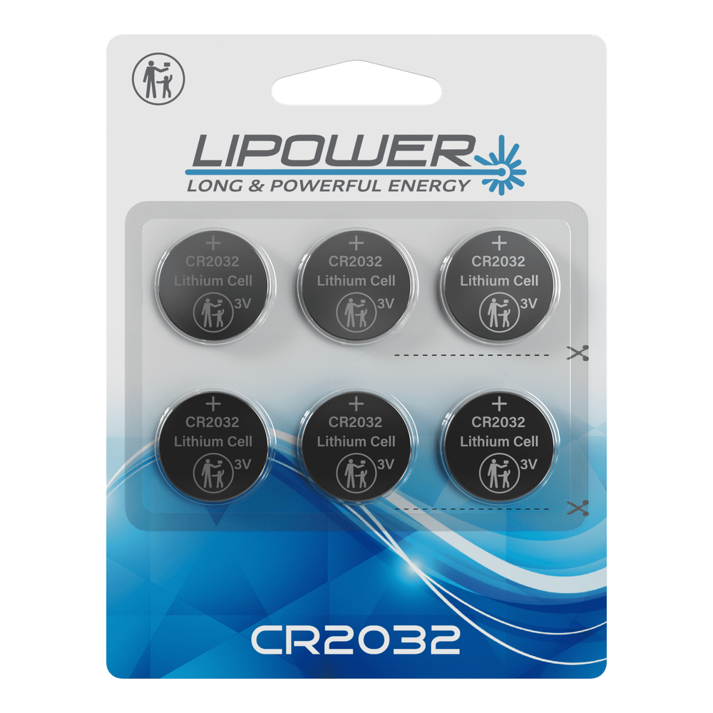Литиевая батарейка CR2032, 3V, 230 mAh, 6 шт