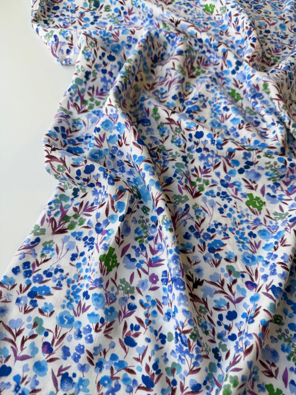 Вискоза (штапель) Черничный луг