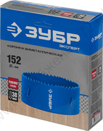 ЗУБР 152 мм, сталь Р6М5, Биметаллическая коронка (29531-152)