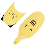 Текстовыделитель мини BRAUBERG KIDS "CUTE CATS PASTEL", АССОРТИ В ПЛАСТИКОВОЙ БАНКЕ, линия 1-5 мм, 152434.