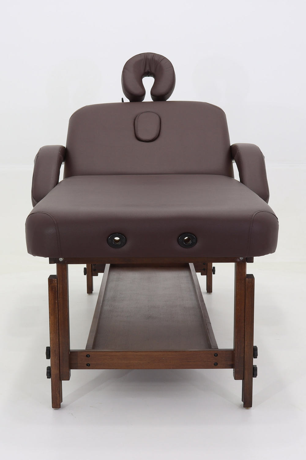 Массажный стол стационарный Med-Mos FIX-1A (SW2.31.10) мягкий, Коричневый