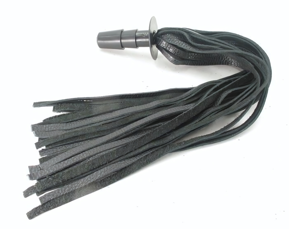 Плеть со штырьком для насадок - 60 см. (Цвет: черный)