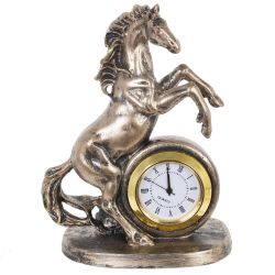 GAEM Фигурка декоративная "Лошадь" с часами (LR41x1), L8,5 W5 H12 см