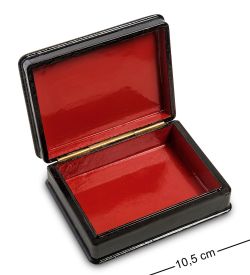 ШК-19/ 5-B Шкатулка в технике декупаж «Красавица» (10х8х3,5)