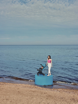 Детская прогулочная коляска Anex AIR-X Ax-08/L blue