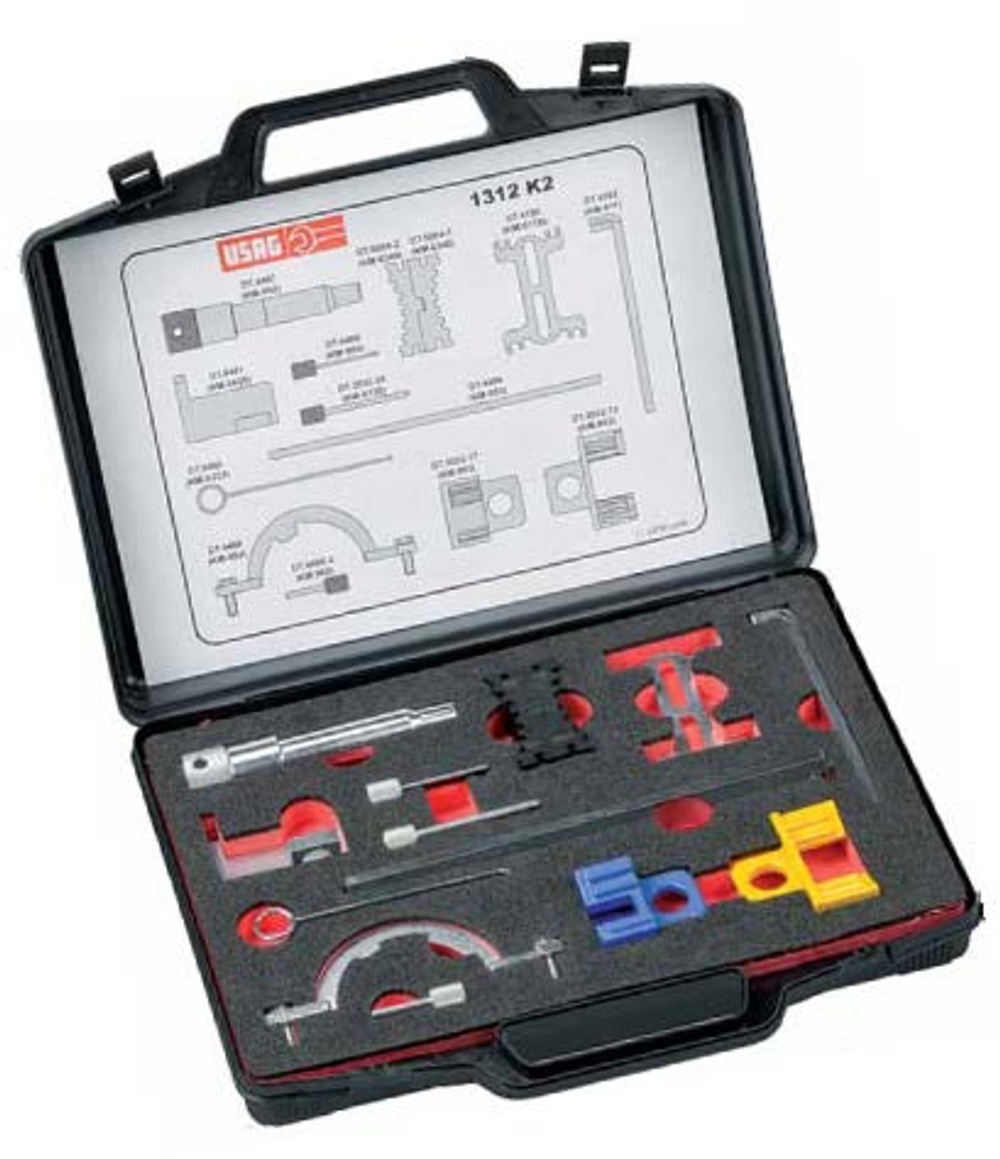 1312K2 Набор для замены приводных ремней бензиновых двигателей, USAG (Италия)