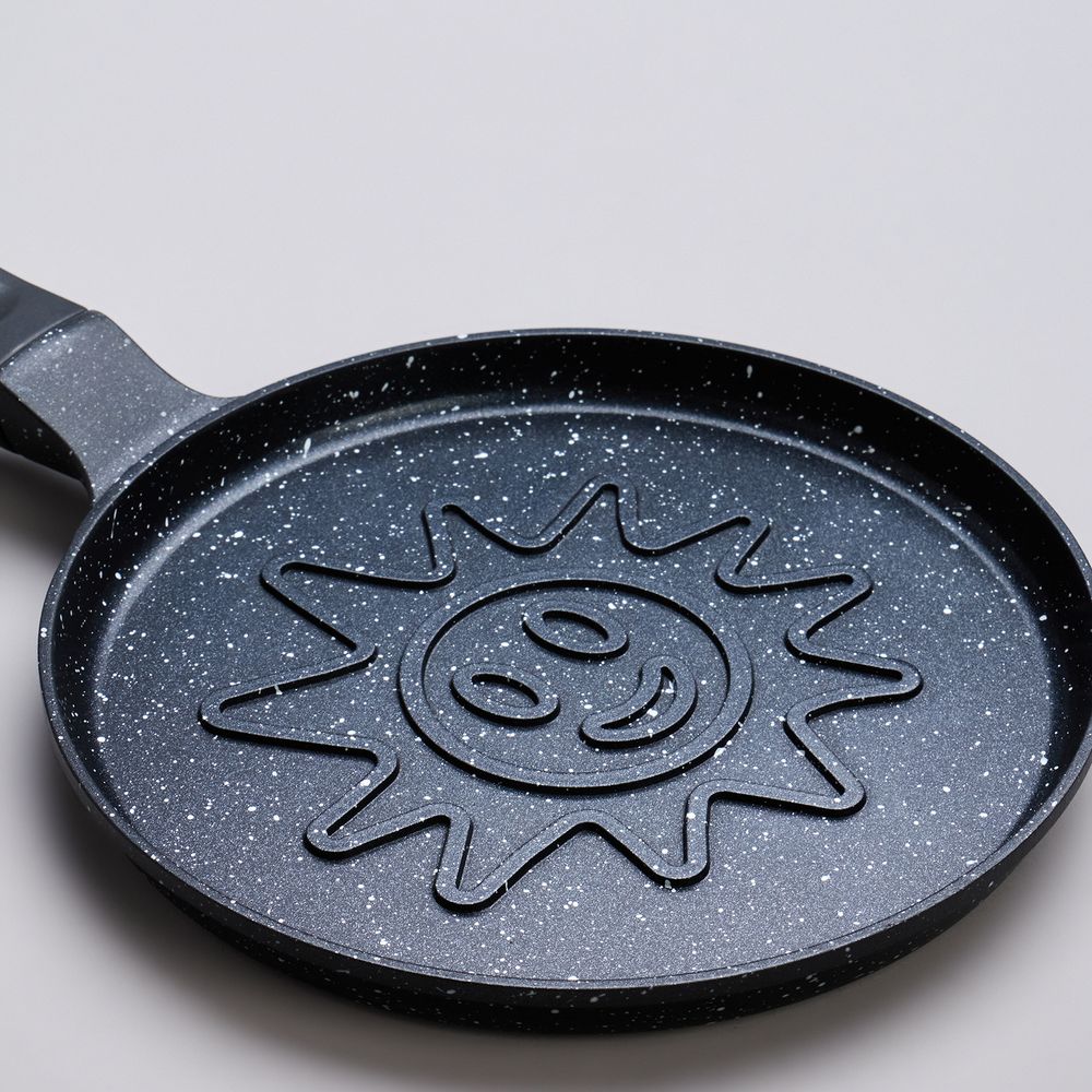 СКОВОРОДА AGNESS "СМАЙЛ" С АНТИПРИГАР.ПОКРЫТИЕМ ДИАМЕТР=18 СМ